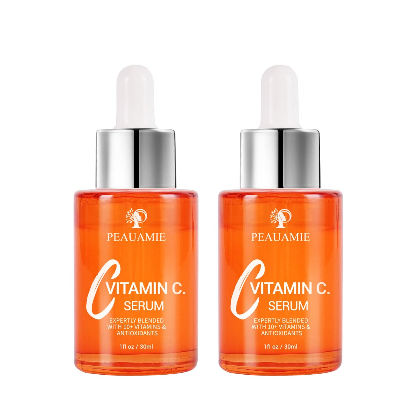Peauamie Anti Aging Vitamin C Serum for Face with 2% Hyaluroni