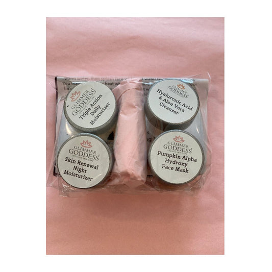 Organic Anti-Aging Skin Care Trial Set – 5 Best Sellers + Bonus Mask